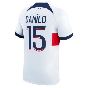 Camisolas Paris Saint-Germain Danilo 15 2º Equipamento Alternativa 2023-24 Manga Curta